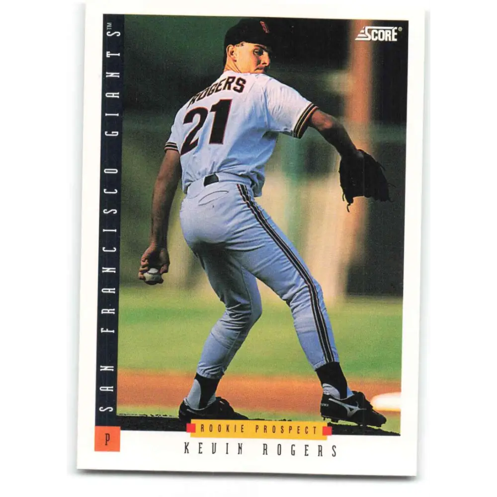 1993 Score #319 Kevin Rogers NM-MT San Francisco Giants Baseball Card Image 1