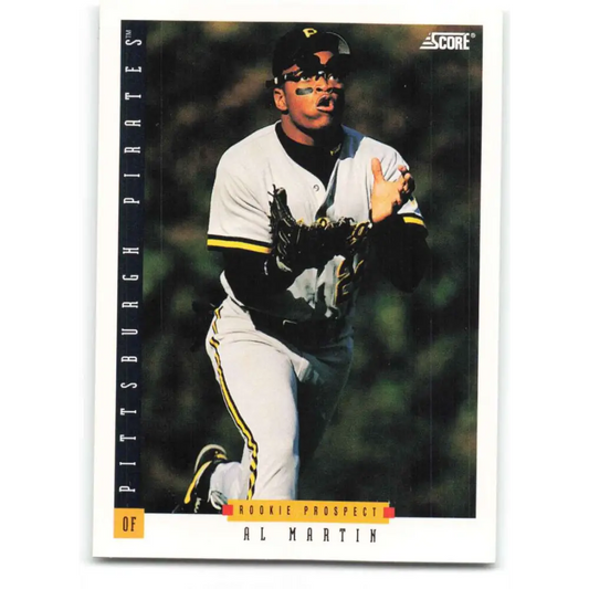 1993 Score #322 Al Martin NM-MT Pittsburgh Pirates Baseball Card Image 1