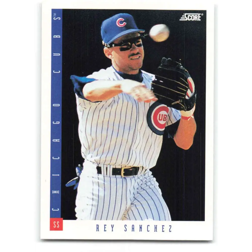 1993 Score #324 Rey Sanchez NM-MT Chicago Cubs Baseball Card Image 1