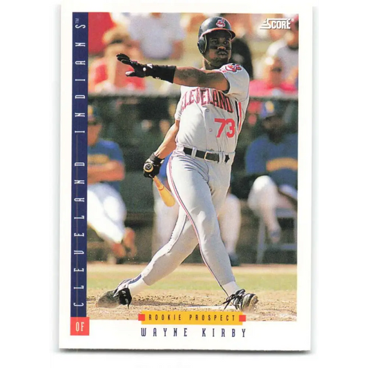 1993 Score #328 Wayne Kirby NM-MT Cleveland Indians Baseball Card Image 1