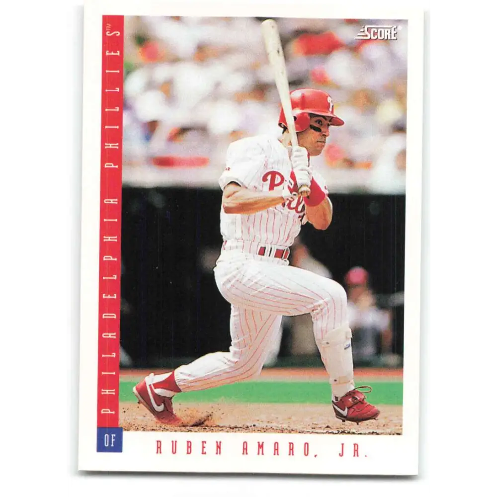 1993 Score #341 Ruben Amaro NM-MT Philadelphia Phillies Baseball Card Image 1