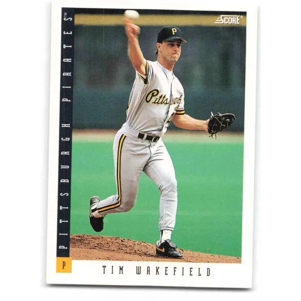 1993 Score #347 Tim Wakefield NM-MT Pittsburgh Pirates Baseball Card Image 1