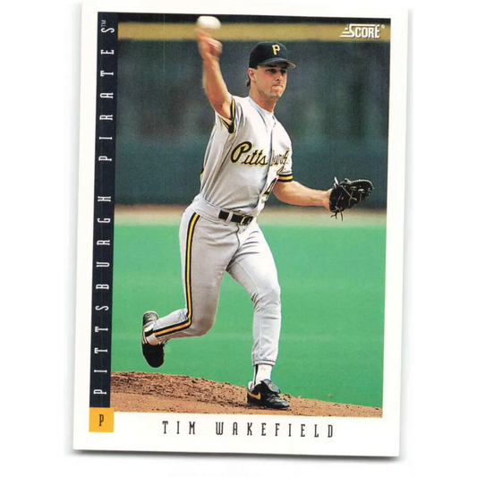 1993 Score #347 Tim Wakefield NM-MT Pittsburgh Pirates Baseball Card Image 1