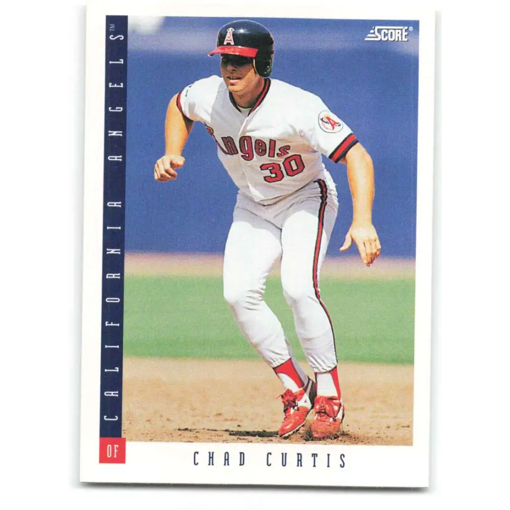 1993 Score #354 Chad Curtis NM-MT California Angels Baseball Card Image 1