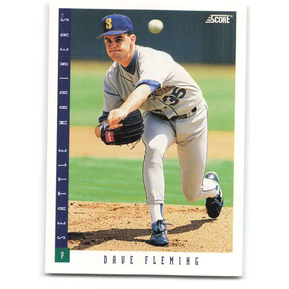 1993 Score #356 Dave Fleming NM-MT Seattle Mariners Baseball Card Image 1