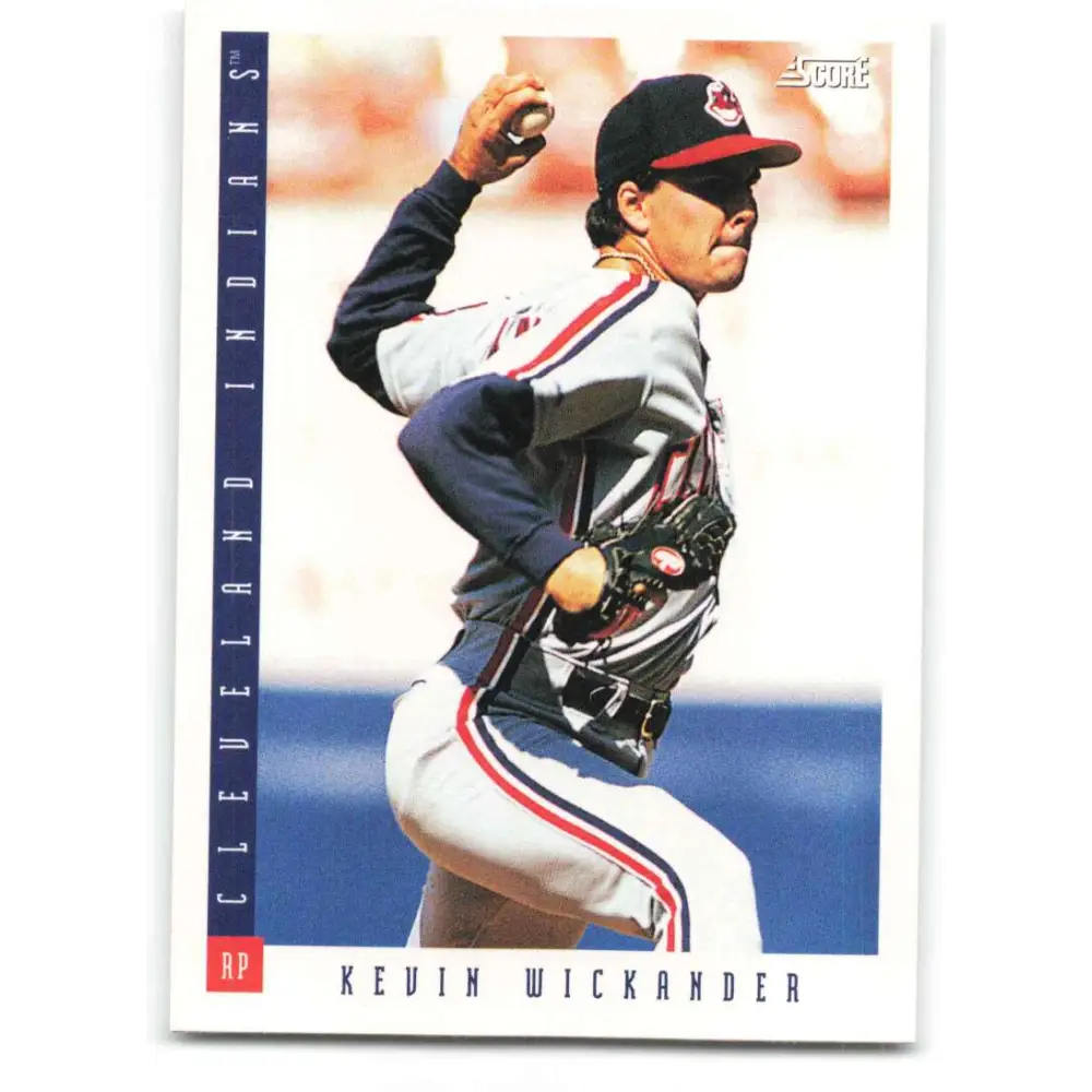 1993 Score #358 Kevin Wickander NM-MT Cleveland Indians Baseball Card Image 1