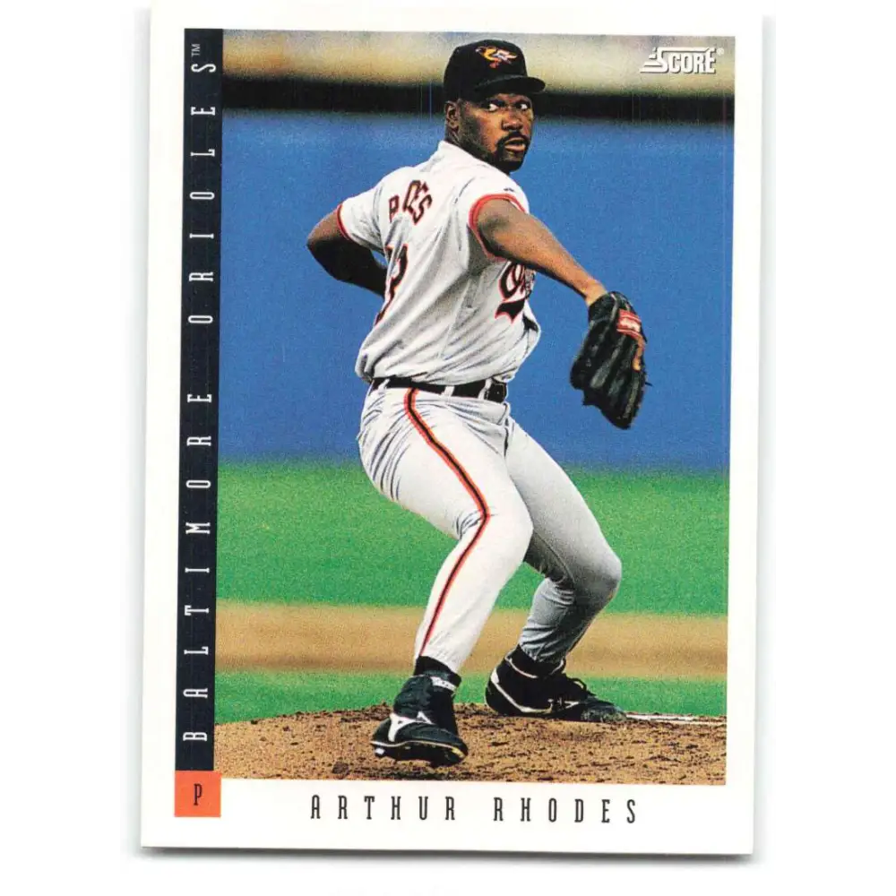 1993 Score #360 Arthur Rhodes NM-MT Baltimore Orioles Baseball Card Image 1