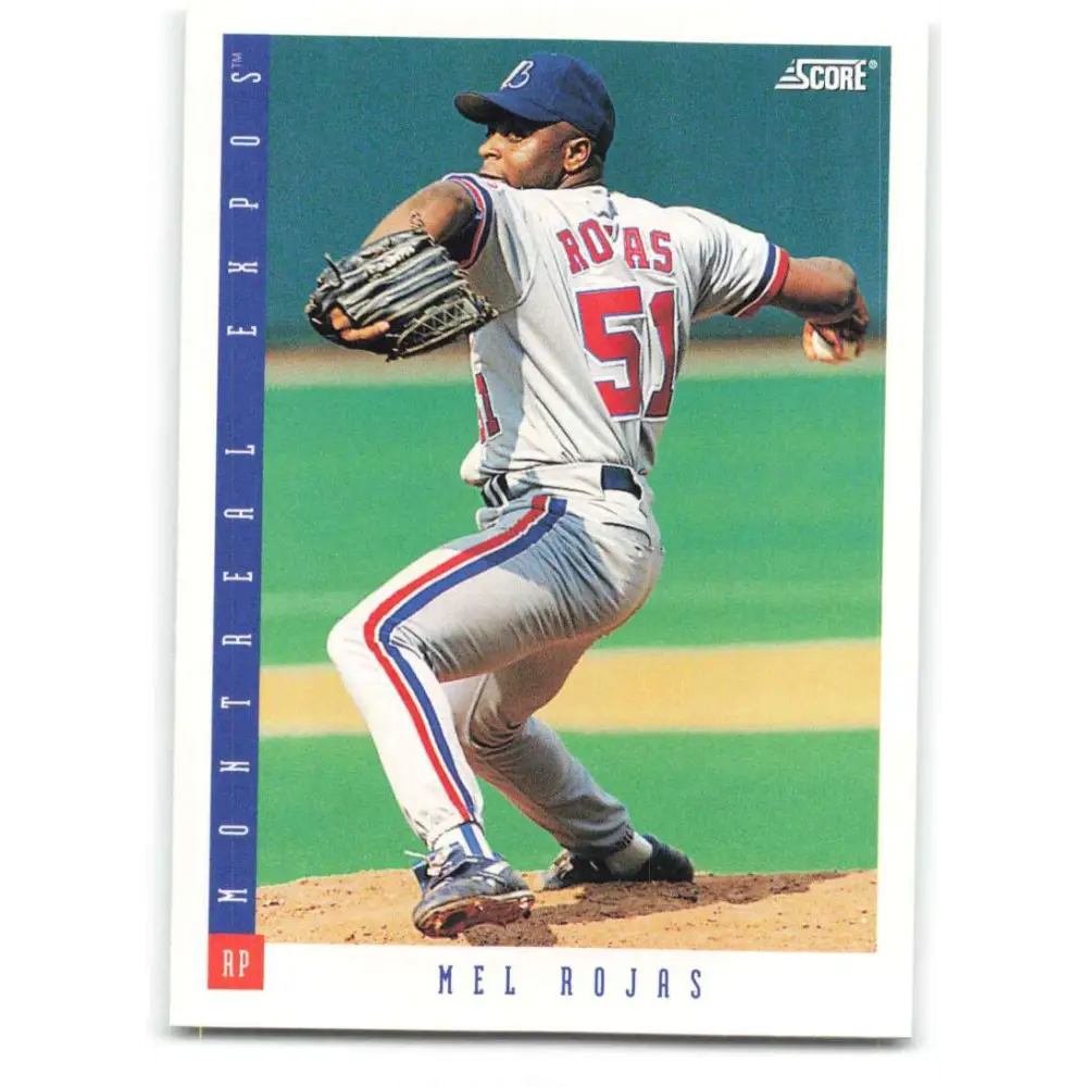 1993 Score #363 Mel Rojas NM-MT Montreal Expos Baseball Card Image 1