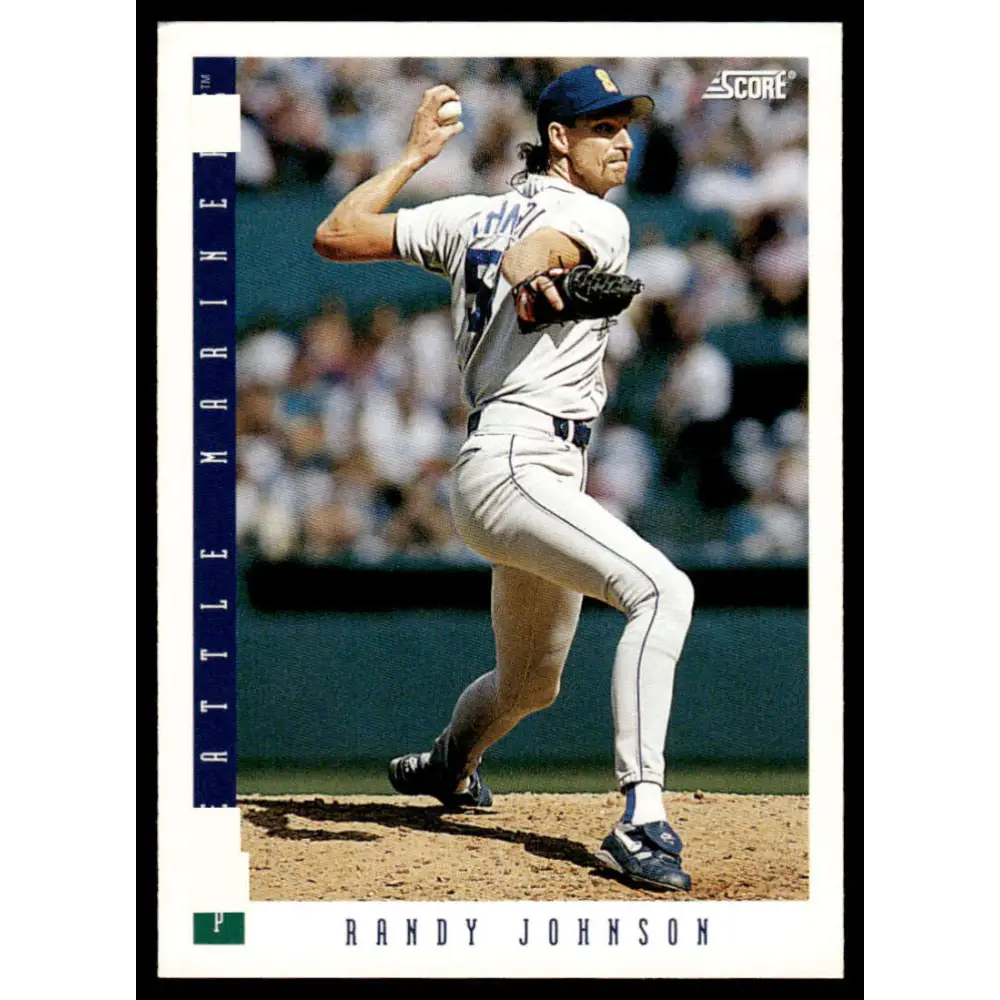1993 Score #384 Randy Johnson NM-MT Seattle Mariners Baseball Card Image 1
