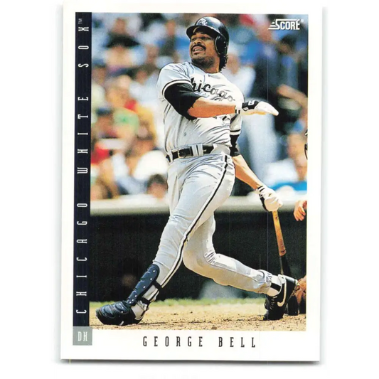 1993 Score #387 George Bell NM-MT Chicago White Sox Baseball Card Image 1