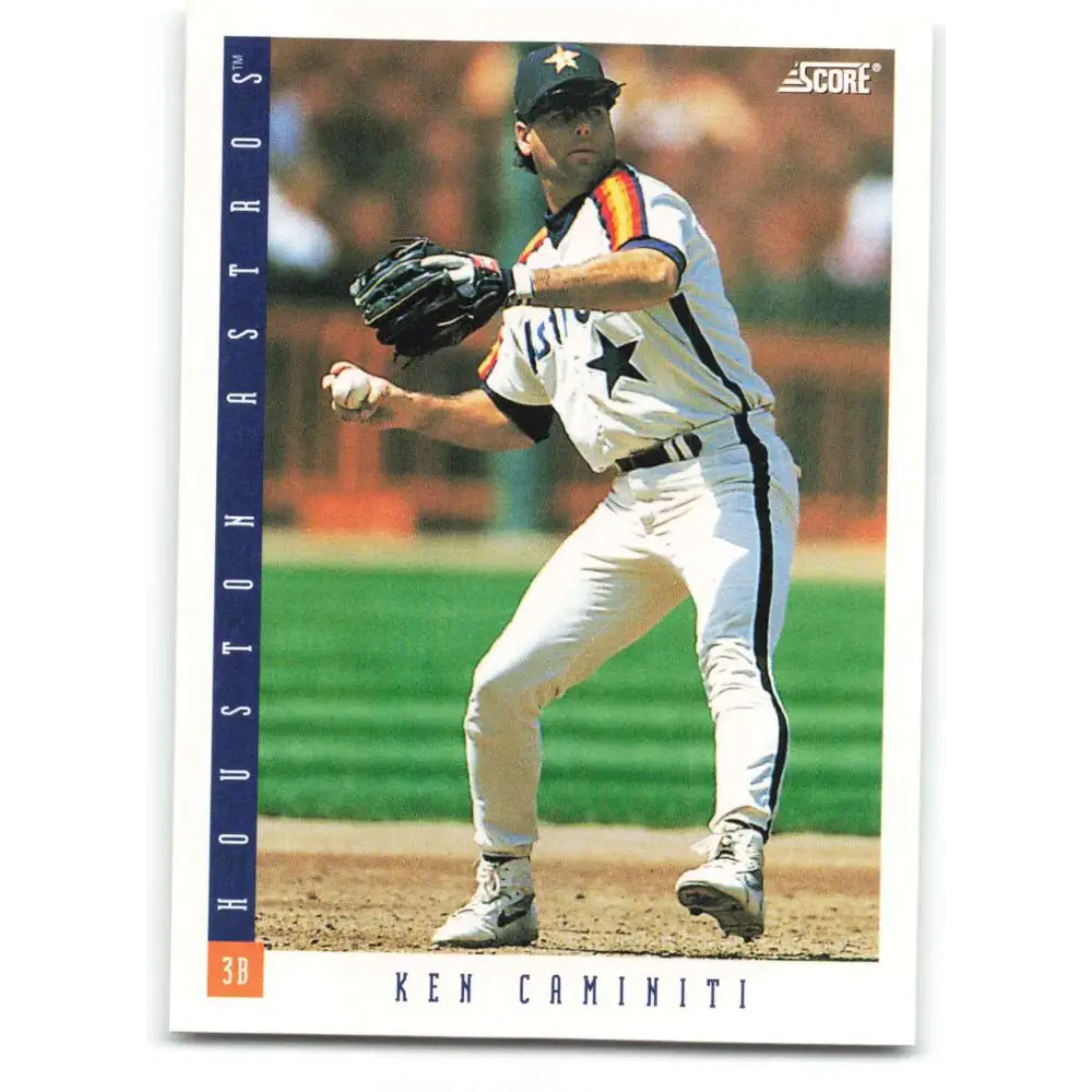1993 Score #40 Ken Caminiti NM-MT Houston Astros Baseball Card Image 1