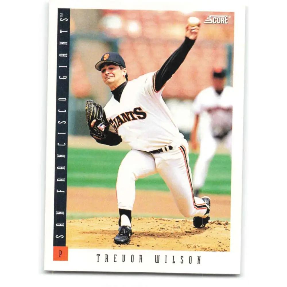 1993 Score #401 Trevor Wilson NM-MT San Francisco Giants Baseball Card Image 1