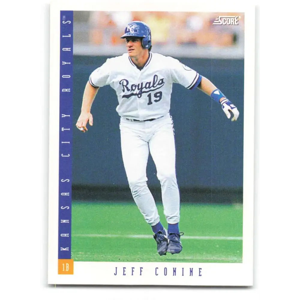 1993 Score #402 Jeff Conine NM-MT Kansas City Royals Baseball Card Image 1