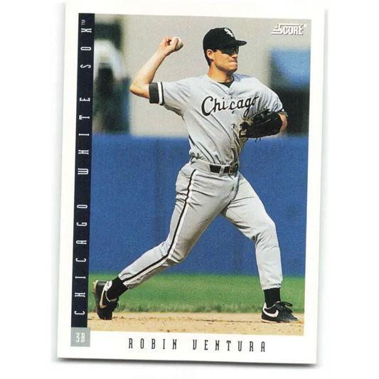 1993 Score #41 Robin Ventura NM-MT Chicago White Sox Baseball Card Image 1