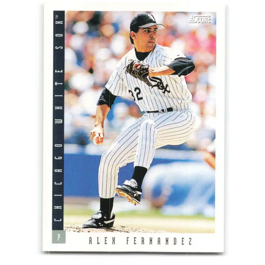1993 Score #412 Alex Fernandez NM-MT Chicago White Sox Baseball Card Image 1