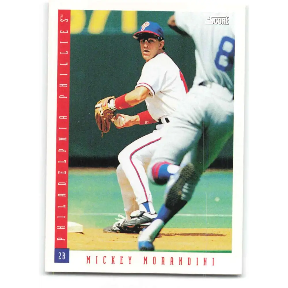 1993 Score #415 Mickey Morandini NM-MT Philadelphia Phillies Baseball Card Image 1