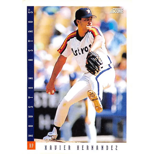 1993 Score #417 Xavier Hernandez NM-MT Houston Astros Baseball Card Image 1