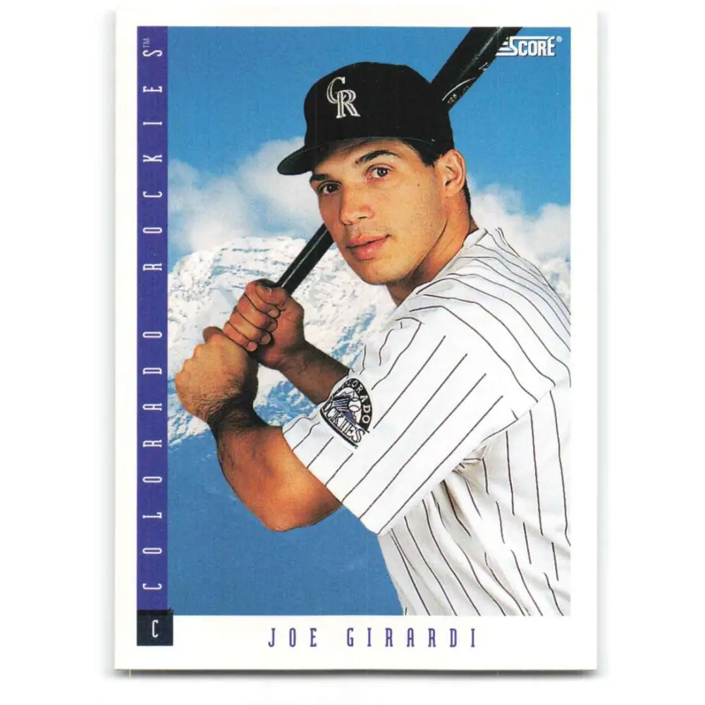1993 Score #419 Joe Girardi NM-MT Colorado Rockies Baseball Card Image 1