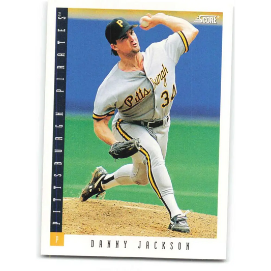1993 Score #421 Danny Jackson NM-MT Pittsburgh Pirates Baseball Card Image 1