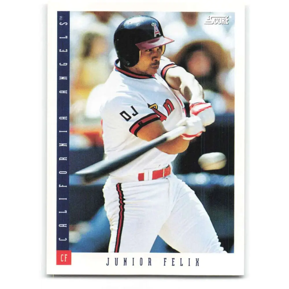 1993 Score #425 Junior Felix NM-MT California Angels Baseball Card Image 1