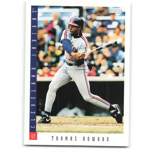 1993 Score #426 Thomas Howard NM-MT Cleveland Indians Baseball Card Image 1