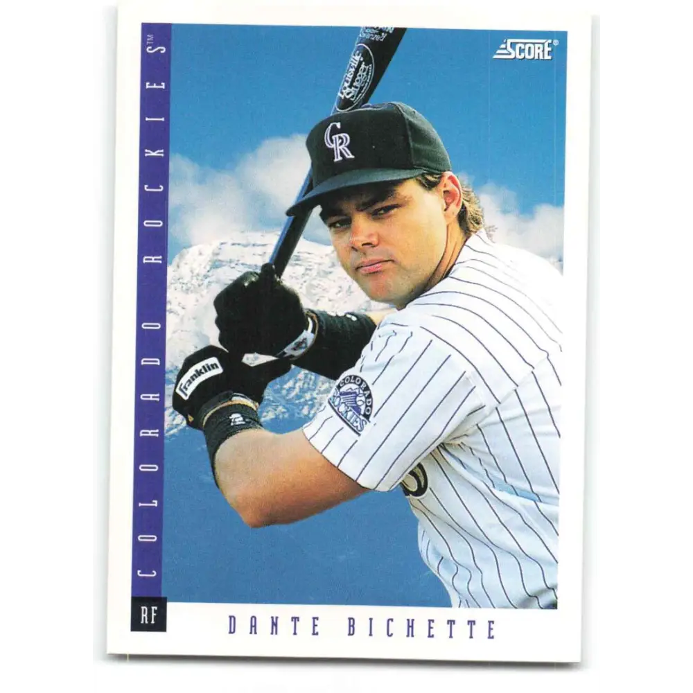 1993 Score #428 Dante Bichette NM-MT Colorado Rockies Baseball Card Image 1
