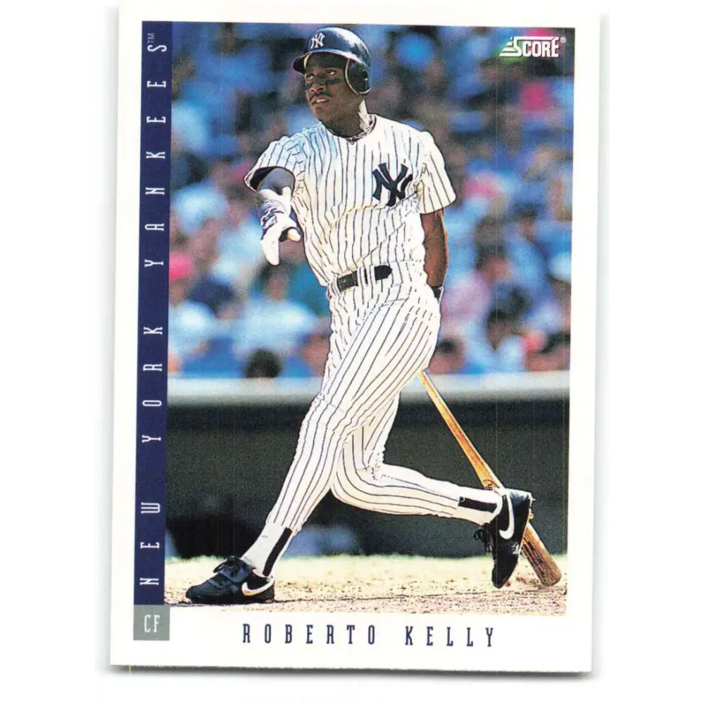 1993 Score #438 Roberto Kelly NM-MT New York Yankees Baseball Card Image 1