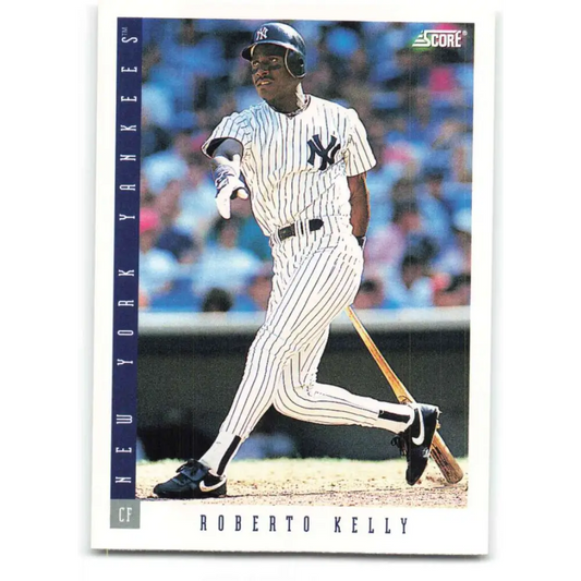 1993 Score #438 Roberto Kelly NM-MT New York Yankees Baseball Card Image 1