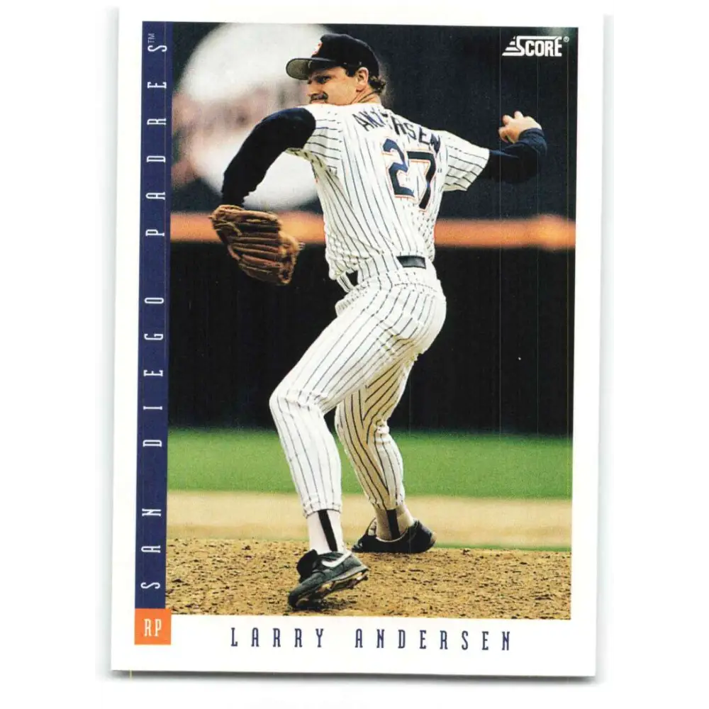 1993 Score #445 Larry Andersen NM-MT San Diego Padres Baseball Card Image 1