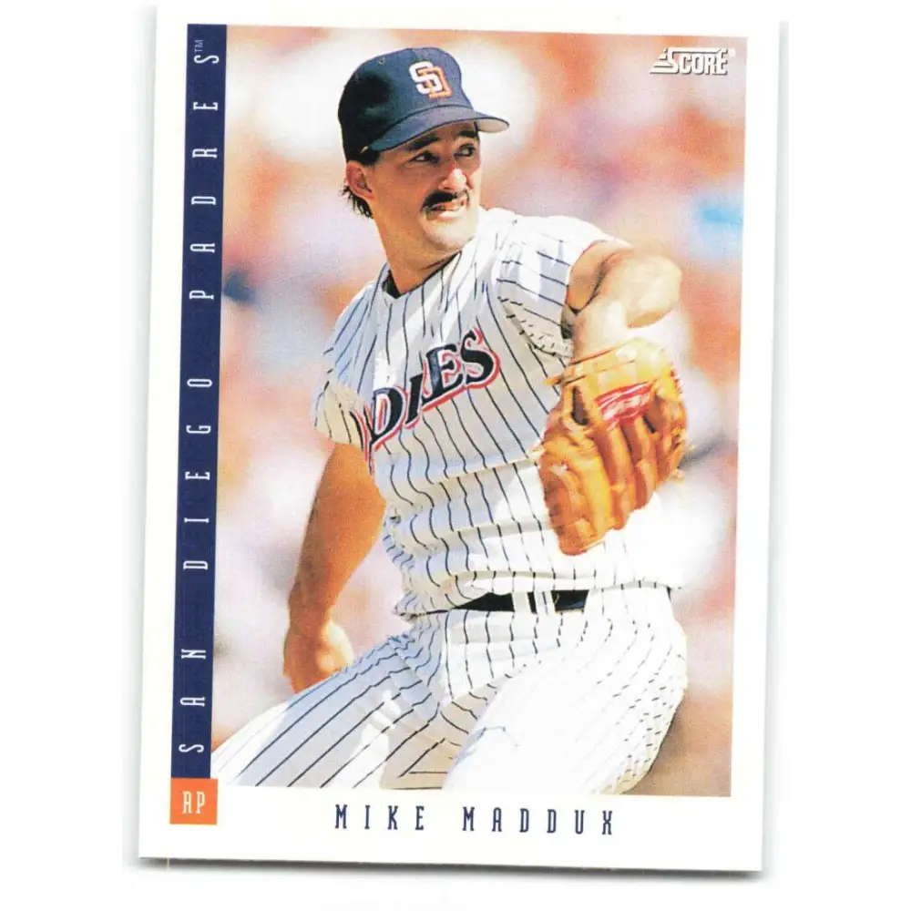 1993 Score #451 Mike Maddux NM-MT San Diego Padres Baseball Card Image 1