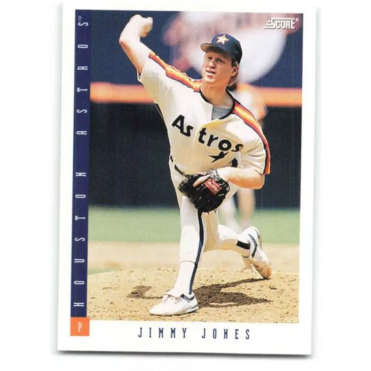 1993 Score #463 Jimmy Jones NM-MT Houston Astros Baseball Card Image 1