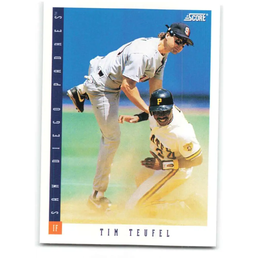 1993 Score #480 Tim Teufel NM-MT San Diego Padres Baseball Card Image 1