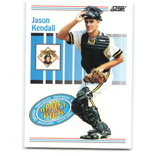 1993 Score #490 Jason Kendall NM-MT RC Rookie Pittsburgh Pirates Baseball Card Image 1