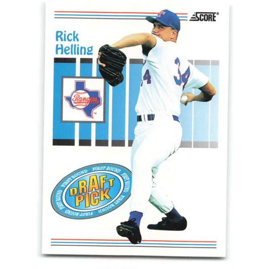 1993 Score #491 Rick Helling NM-MT Texas Rangers Baseball Card Image 1