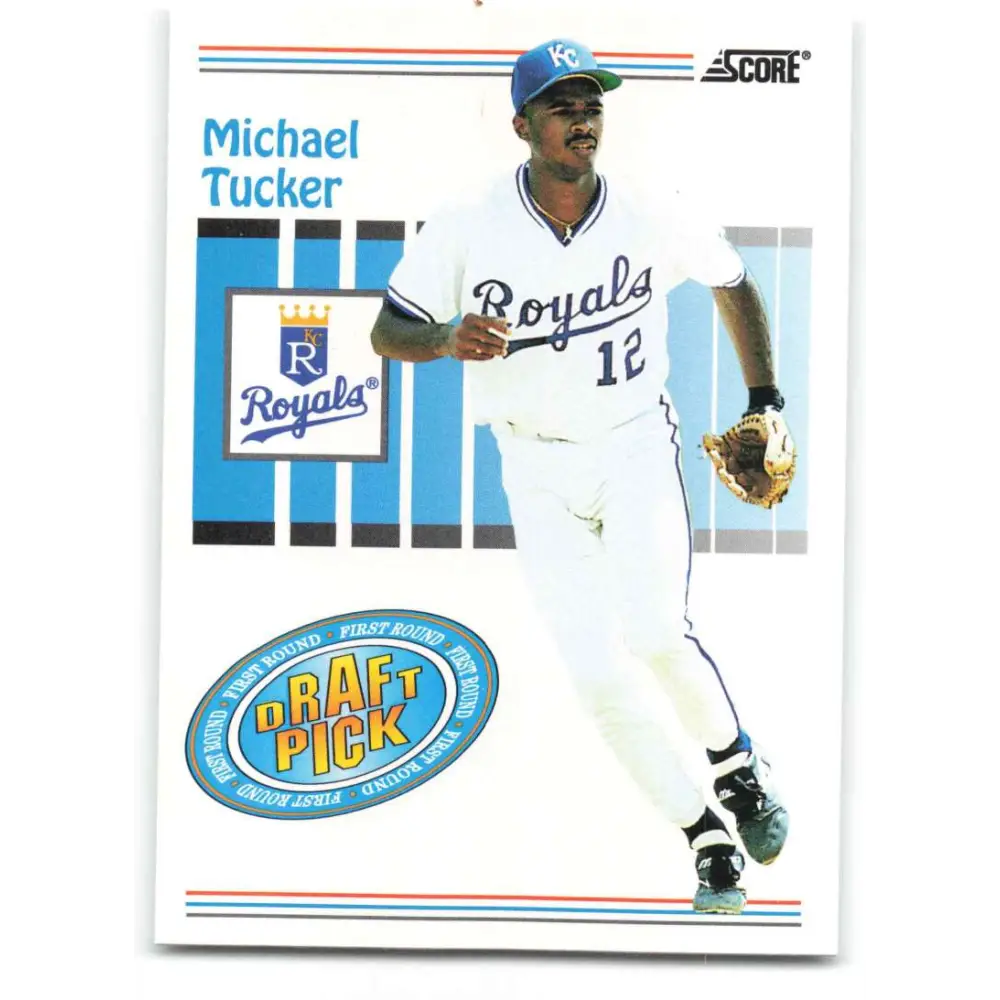 1993 Score #498 Michael Tucker NM-MT Kansas City Royals Baseball Card Image 1