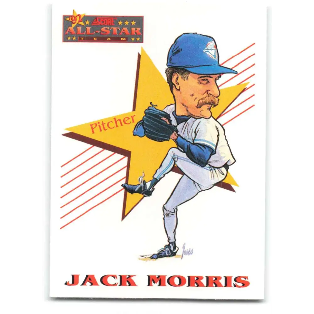 1993 Score #508 Jack Morris AS NM-MT Toronto Blue Jays Baseball Card Image 1