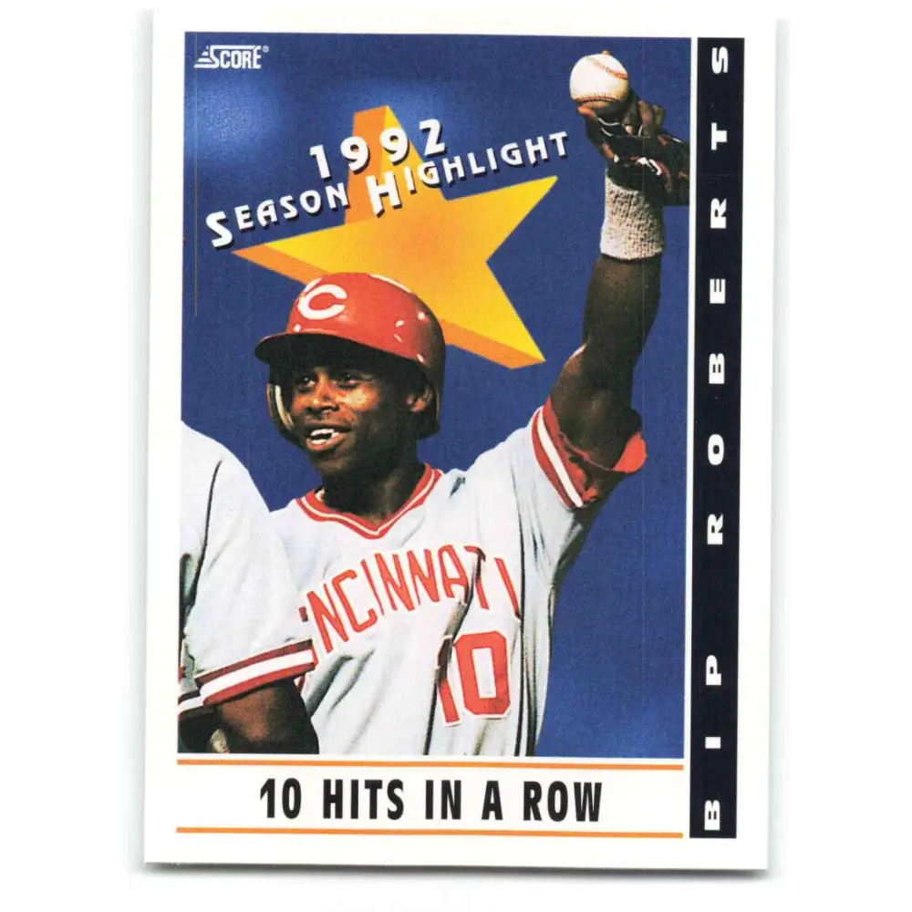 1993 Score #516 Bip Roberts HL NM-MT Cincinnati Reds Baseball Card Image 1