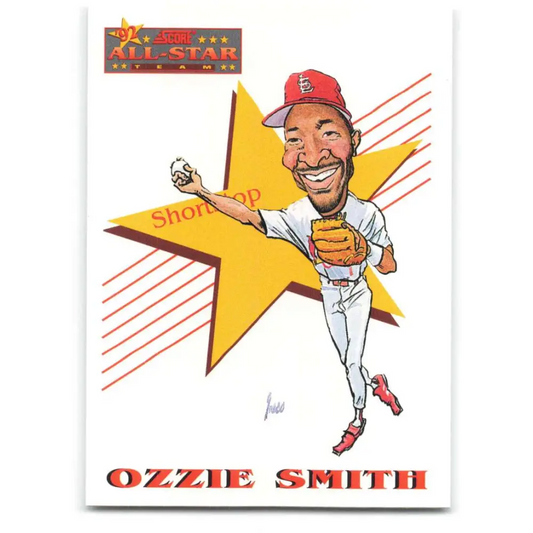 1993 Score #522 Ozzie Smith AS NM-MT St. Louis Cardinals Baseball Card Image 1