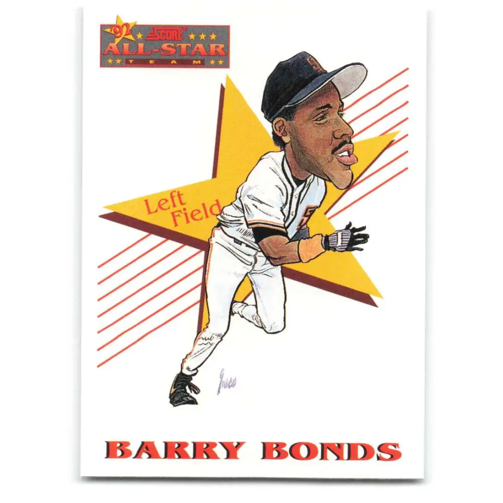 1993 Score #523 Barry Bonds AS NM-MT San Francisco Giants Baseball Card Image 1