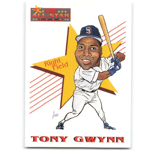 1993 Score #525 Tony Gwynn AS NM-MT San Diego Padres Baseball Card Image 1