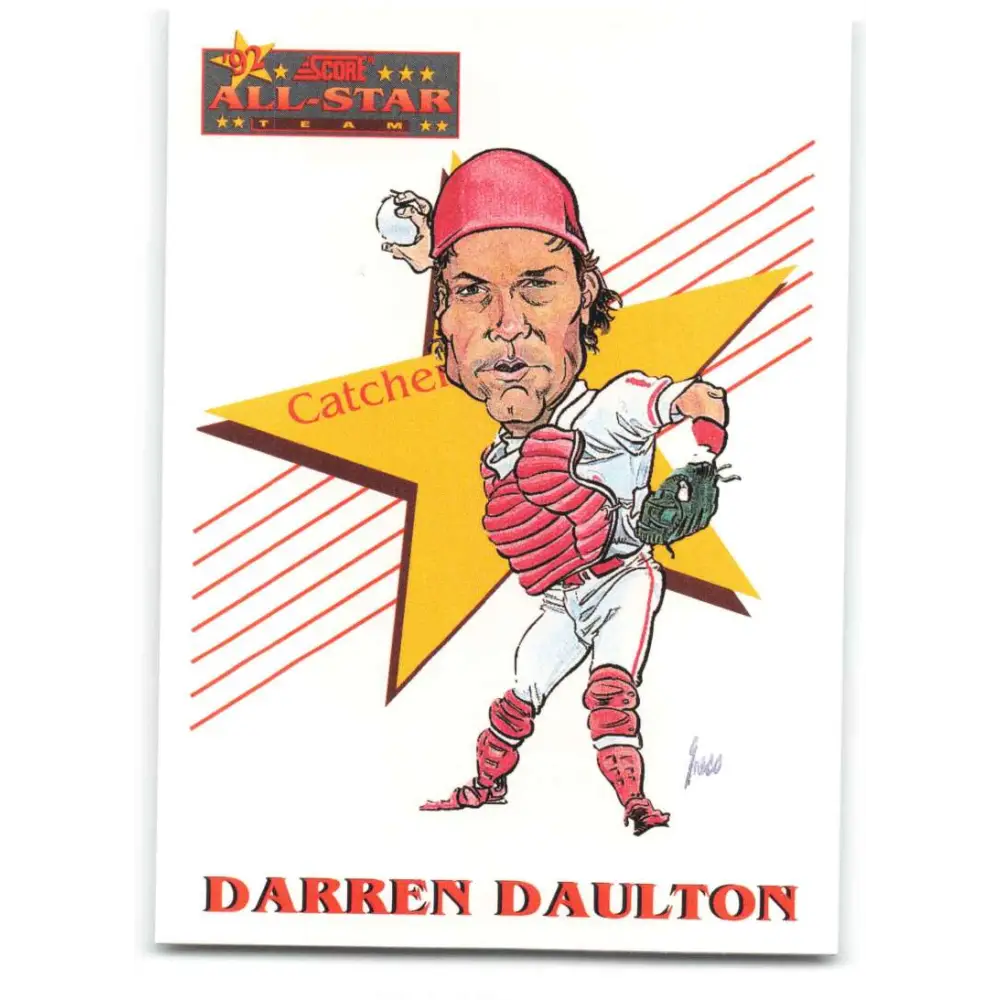 1993 Score #526 Darren Daulton AS NM-MT Philadelphia Phillies Baseball Card Image 1