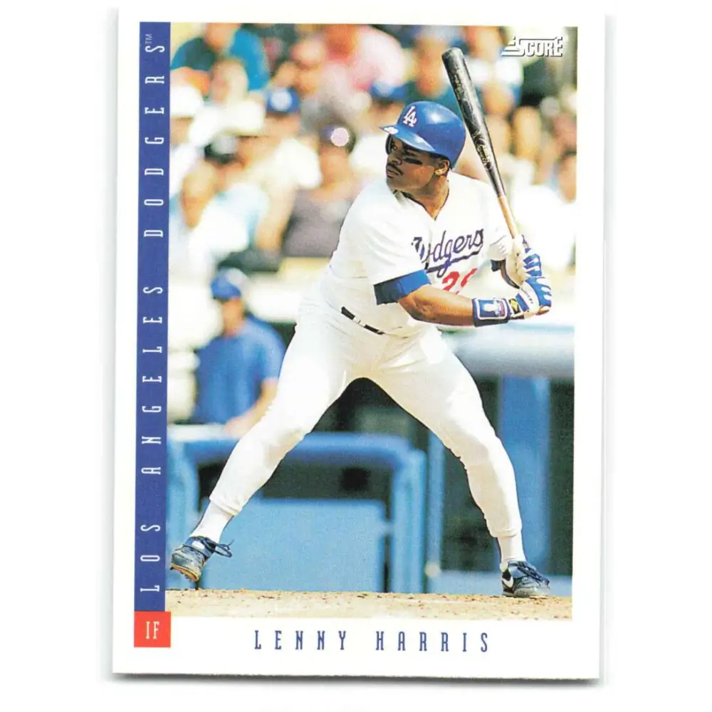 1993 Score #546 Lenny Harris NM-MT Los Angeles Dodgers Baseball Card Image 1