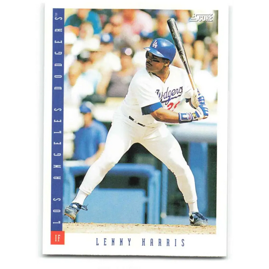 1993 Score #546 Lenny Harris NM-MT Los Angeles Dodgers Baseball Card Image 1