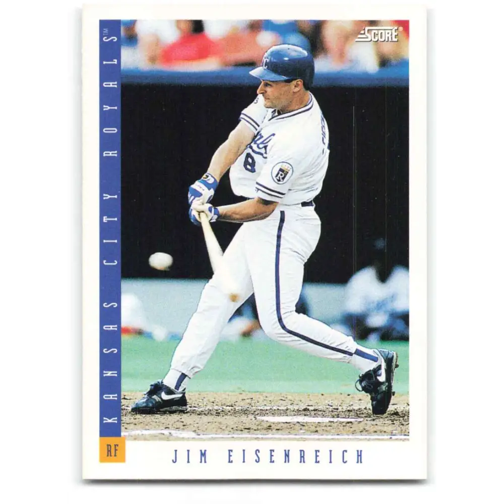 1993 Score #551 Jim Eisenreich NM-MT Kansas City Royals Baseball Card Image 1