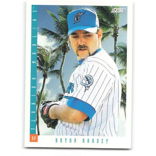 1993 Score #558 Bryan Harvey NM-MT Florida Marlins Baseball Card Image 1