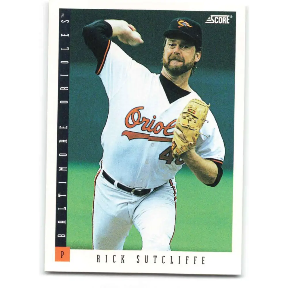 1993 Score #563 Rick Sutcliffe NM-MT Baltimore Orioles Baseball Card Image 1