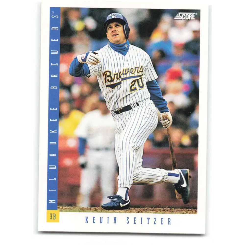 1993 Score #571 Kevin Seitzer NM-MT Milwaukee Brewers Baseball Card Image 1