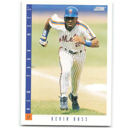 1993 Score #578 Kevin Bass NM-MT New York Mets Baseball Card Image 1