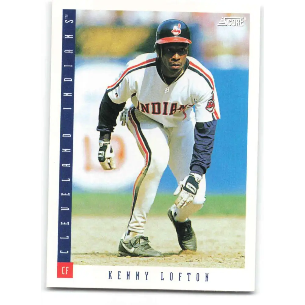 1993 Score #58 Kenny Lofton NM-MT Cleveland Indians Baseball Card Image 1