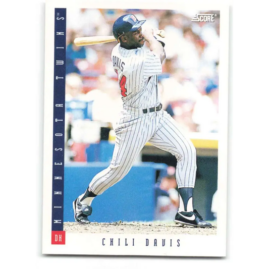 1993 Score #583 Chili Davis NM-MT Minnesota Twins Baseball Card Image 1